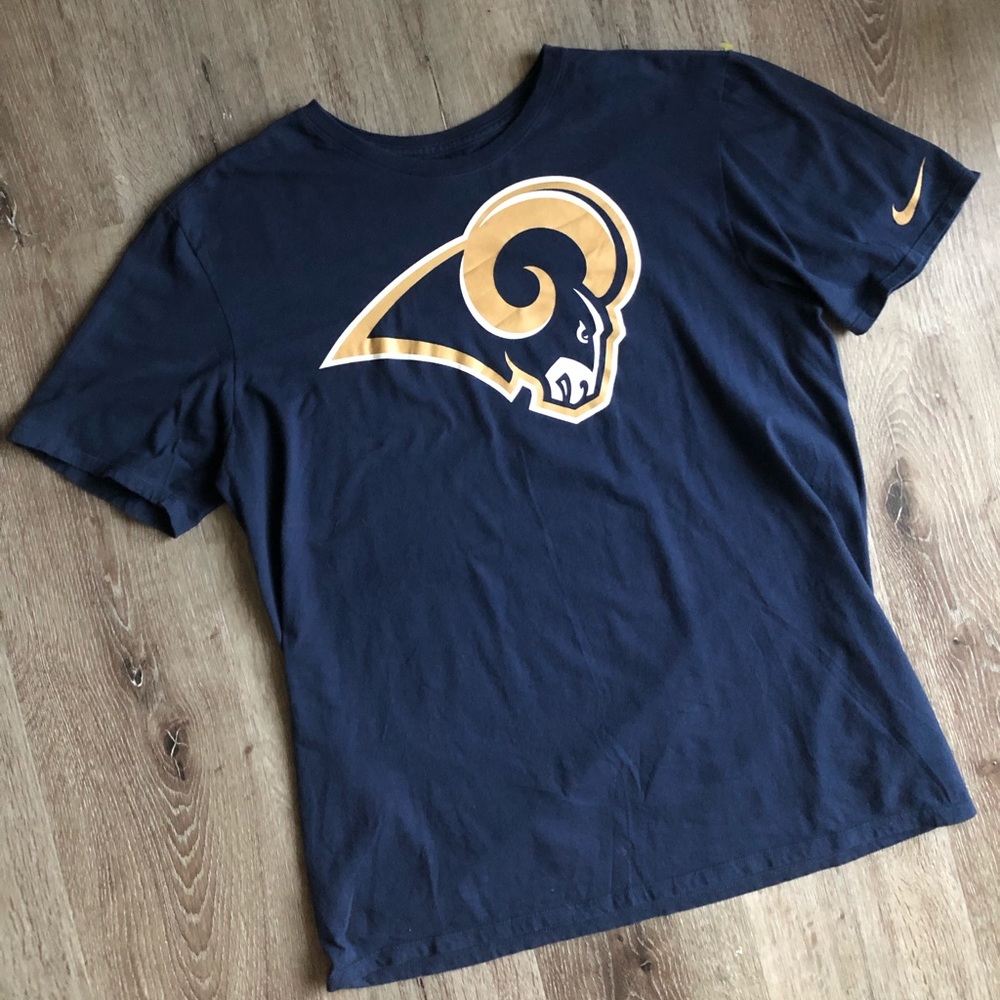 Los Angeles Rams Nike Navy Athletic Cut Shirt